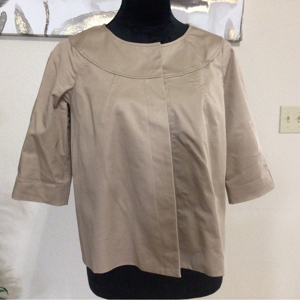 New York and Company Beige Jacket